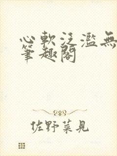 心软泛滥无删减笔趣阁封面