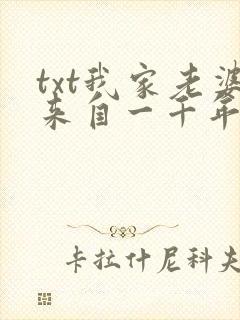 txt我家老婆来自一千年前