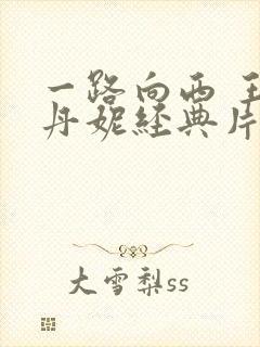 一路向西 王李丹妮经典片段在多封面