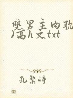 双男主肉耽(h)高h文txt