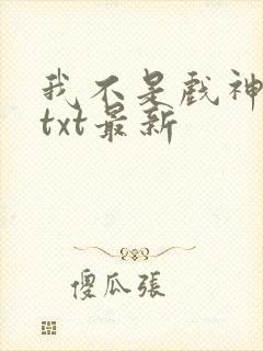 我不是戏神小说txt最新