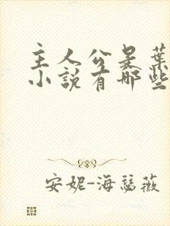 主人公是叶凡的小说有哪些