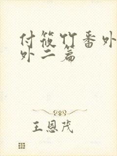 付筱竹番外篇番外二篇封面