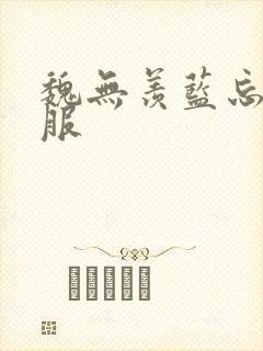 魏无羡蓝忘机婚服封面