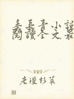 秦长青小说免费阅读全文最新章节封面