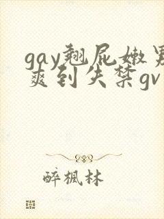 gay翘屁嫩男爽到失禁gv封面