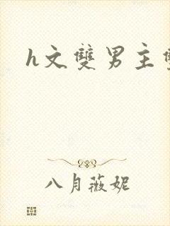 h文双男主双性封面