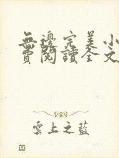 无边完美小说免费阅读全文最新章节