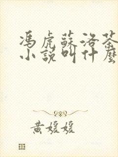 冯虎苏洛茶原著小说叫什么