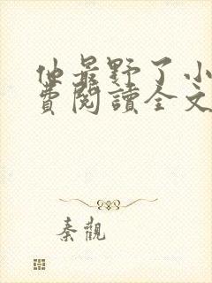 他最野了小说免费阅读全文