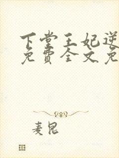 下堂王妃逆袭记免费全文免费阅读