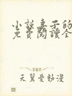 小说妻子的秘密免费阅读全文