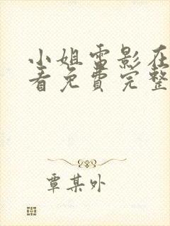 小姐电影在线观看免费完整版