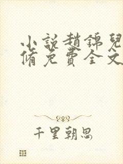 小说赵锦儿秦慕修免费全文阅读