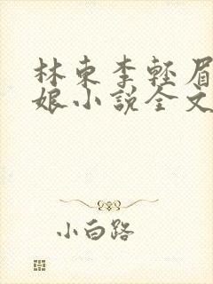 林东李轻眉老板娘小说全文阅读最新章节