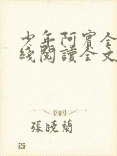 少年阿宾全文在线阅读全文免费阅读最新