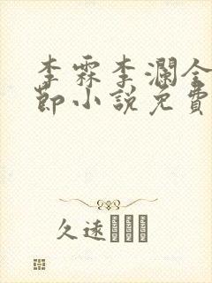 李霖李澜全部章节小说免费阅读笔趣阁封面