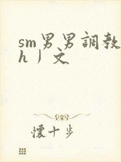 sm男男调教〈h丿文