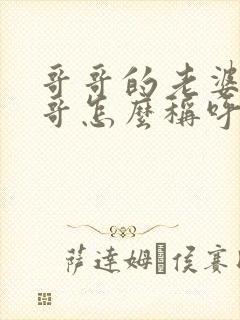 哥哥的老婆的哥哥怎么称呼封面