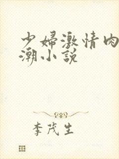 少妇激情肉欲高潮小说