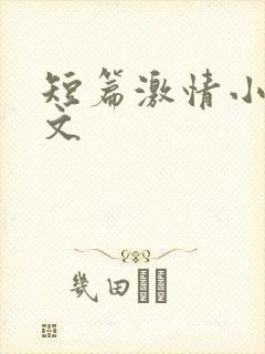 短篇激情小说辣文