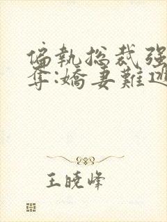 偏执总裁强取豪夺:娇妻难逃