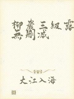 柳岩三级露全乳无删减