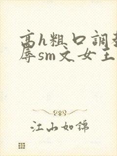 高h粗口调教羞辱sm文女王