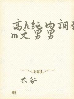高h纯肉调教sm文男男
