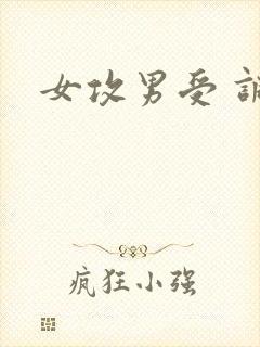 女攻男受 调教封面