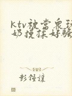 ktv被当众玩奶摸揉好骚视频封面