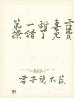 第一甜妻霍先生撩错了免费全文阅读封面