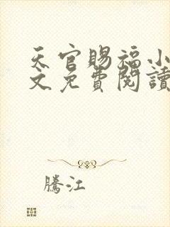 天官赐福小说全文免费阅读笔趣阁封面