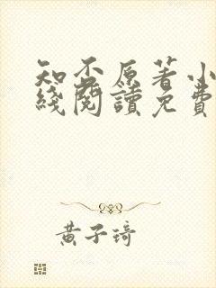 知否原著小说在线阅读免费封面