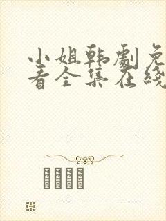 小姐韩剧免费观看全集在线高清