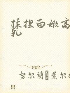 揉捏白嫩高耸双乳