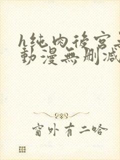 h纯肉后宫无修动漫无删减封面