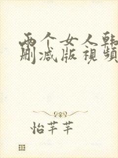 两个女人韩国未删减版视频