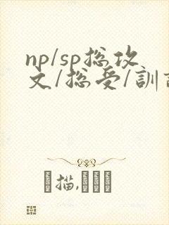 np/sp总攻文/总受/训诫文封面