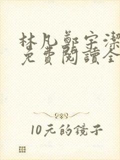 林凡郑宇洁小说免费阅读全文