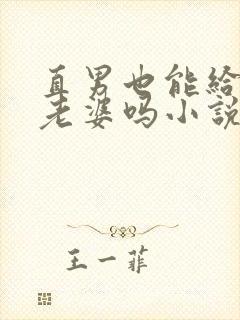 直男也能给人当老婆吗小说在线阅读