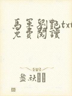 马军刘艳txt免费阅读封面