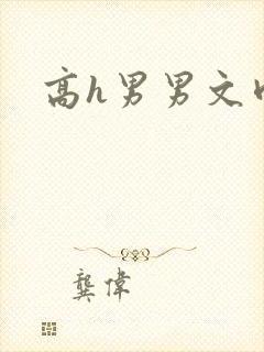 高h男男文肉封面