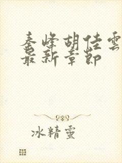 秦峰胡佳云小说最新章节