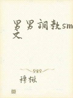 男男调教sm黄文