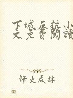 下城反抗小说全文免费阅读最新章节