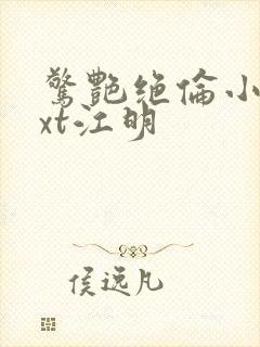 惊艳绝伦小说txt江明