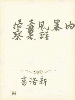 扫毒风暴内鬼警察是谁