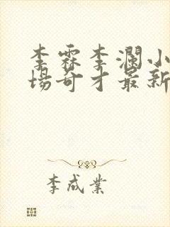 李霖李澜小说官场奇才最新更新