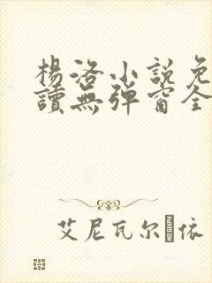 杨洛小说免费阅读无弹窗全文